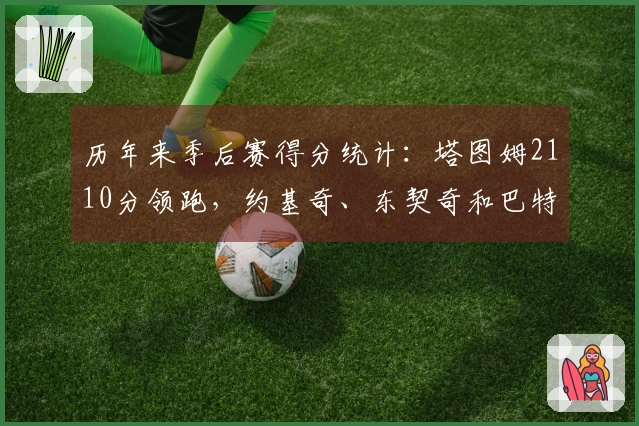 历年来季后赛得分统计：塔图姆2110分领跑，约基奇、东契奇和巴特勒紧随其后